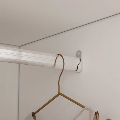 Armoire-penderie laquée de 70,9 cm de haut, placard en bois avec porte miroir
