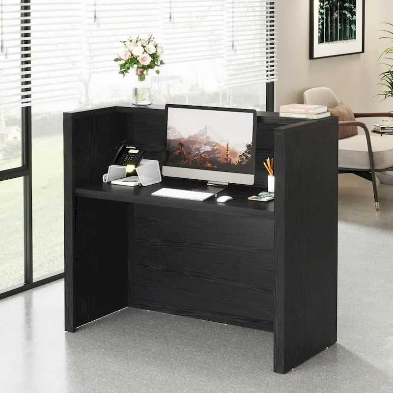 Bureau d'accueil de 47 pouces avec comptoir