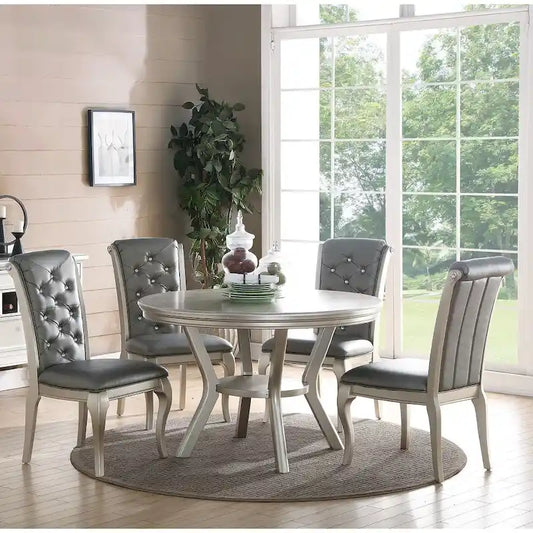 Table de salle à manger en argent antique