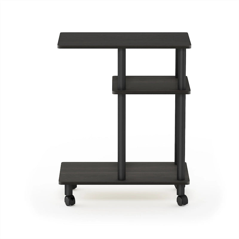 Table d'appoint Furinno Turn-N-Tube en forme de U avec roulettes