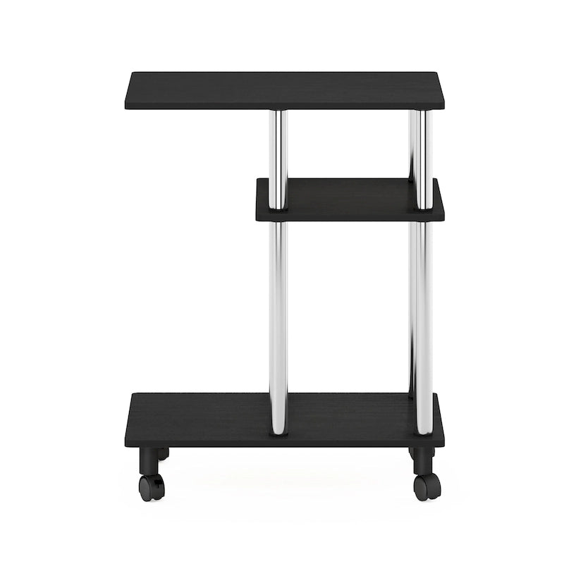 Table d'appoint Furinno Turn-N-Tube en forme de U avec roulettes