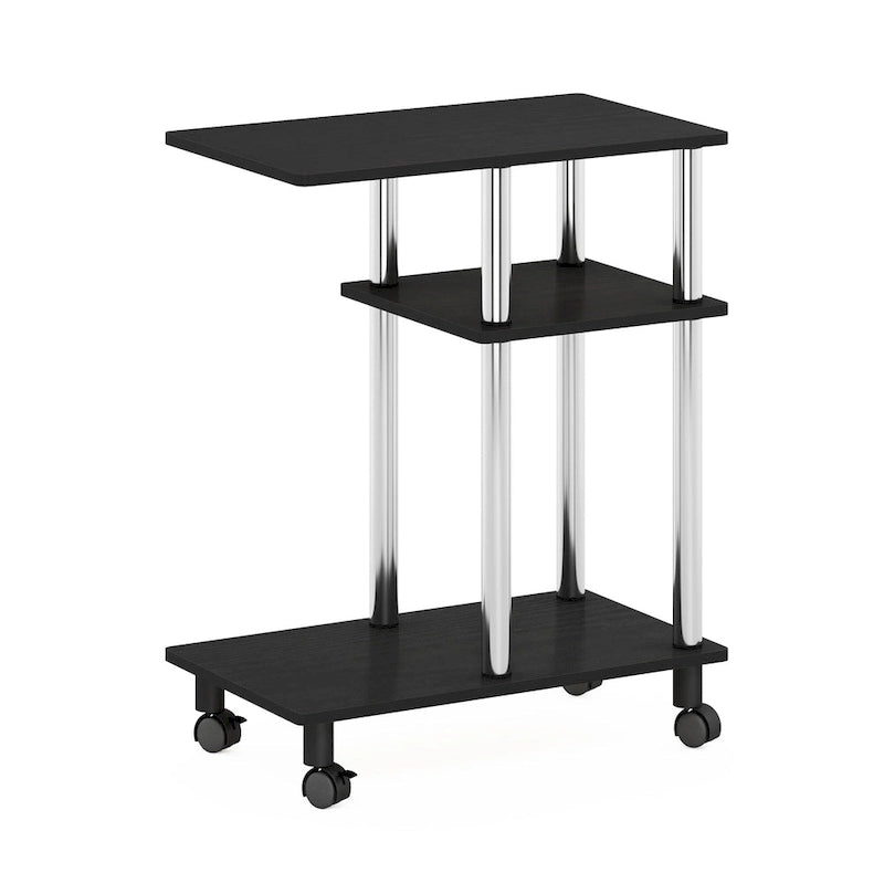 Table d'appoint Furinno Turn-N-Tube en forme de U avec roulettes