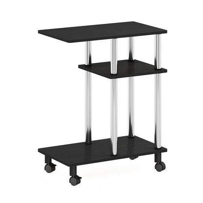 Table d'appoint Furinno Turn-N-Tube en forme de U avec roulettes