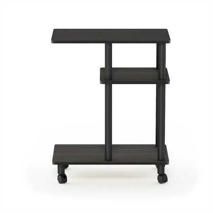 Table d'appoint Furinno Turn-N-Tube en forme de U avec roulettes