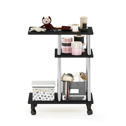 Table d'appoint Furinno Turn-N-Tube en forme de U avec roulettes