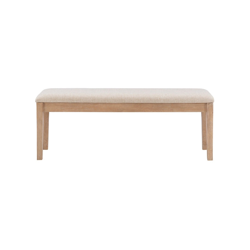 Banc de salle à manger en bois massif de style ferme Dolan