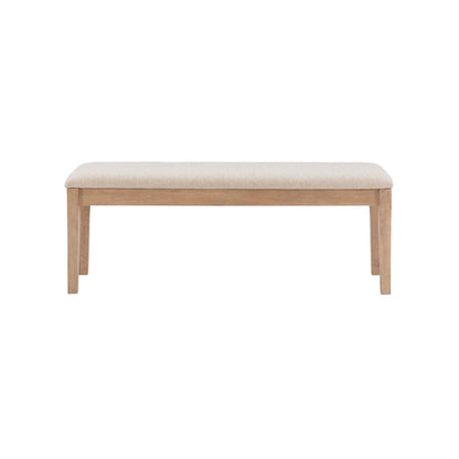 Banc de salle à manger en bois massif de style ferme Dolan