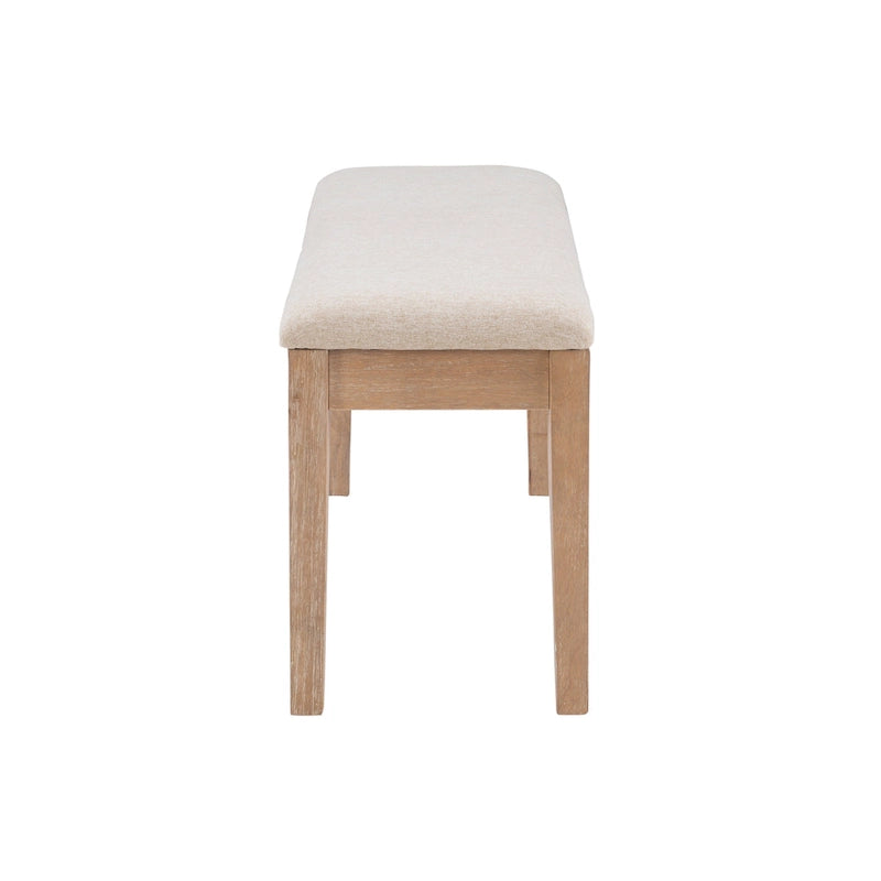 Banc de salle à manger en bois massif de style ferme Dolan