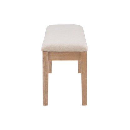 Banc de salle à manger en bois massif de style ferme Dolan