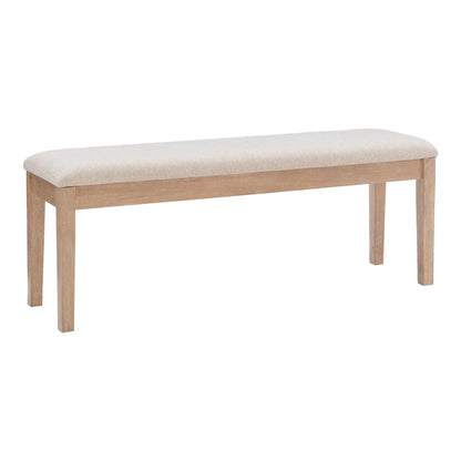 Banc de salle à manger en bois massif de style ferme Dolan
