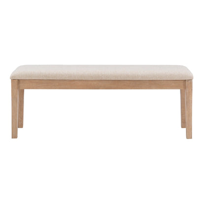 Banc de salle à manger en bois massif de style ferme Dolan