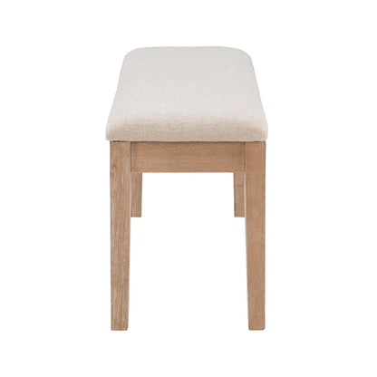Banc de salle à manger en bois massif de style ferme Dolan