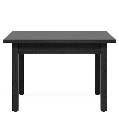 Table de salle à manger carrée de 39,4 cm avec pieds en bois massif pour 4 personnes, petite table de cuisine pour salle à manger