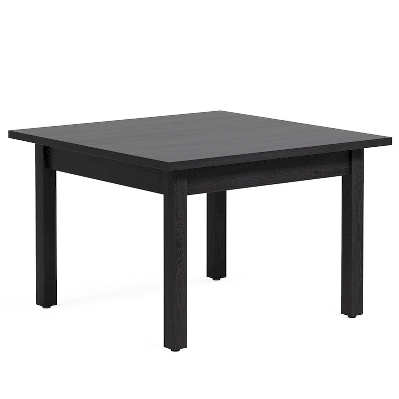 Table de salle à manger carrée de 39,4 cm avec pieds en bois massif pour 4 personnes, petite table de cuisine pour salle à manger