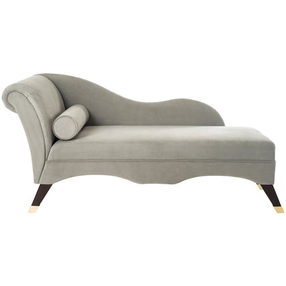 Chaise longue SAFAVIEH Karan style moderne milieu du siècle avec coussin - 63 cm (L) x 28 cm (P) x 30 cm (H)
