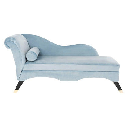 Chaise longue SAFAVIEH Karan style moderne milieu du siècle avec coussin - 63 cm (L) x 28 cm (P) x 30 cm (H)