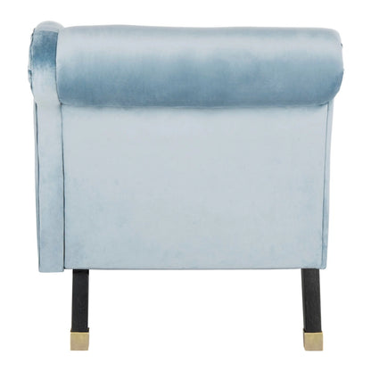 Chaise longue SAFAVIEH Karan style moderne milieu du siècle avec coussin - 63 cm (L) x 28 cm (P) x 30 cm (H)