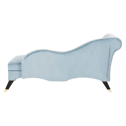 Chaise longue SAFAVIEH Karan style moderne milieu du siècle avec coussin - 63 cm (L) x 28 cm (P) x 30 cm (H)