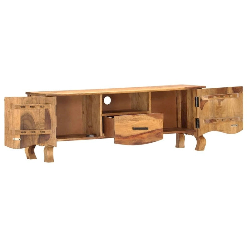 Meuble TV vidaXL 45,3 x 11,8 x 16,5 cm en bois massif