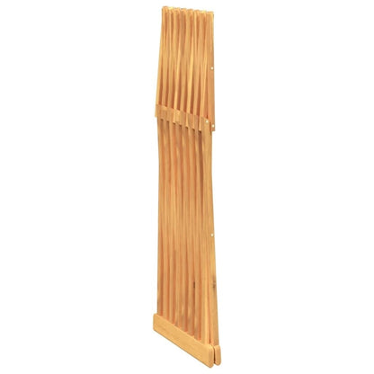Tabouret pliant vidaXL 15,7 x 12,8 x 27,6 cm, bois massif teck