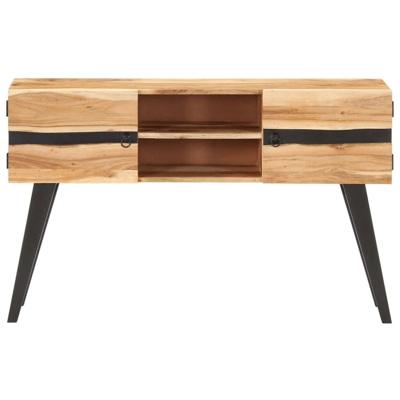 vidaXL Sideboard 47.2 x11.8 x29.5  Solid Acacia Wood