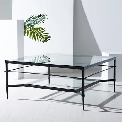 Table basse SAFAVIEH Couture Zilpha - 109 cm L x 109 cm P x 51 cm H