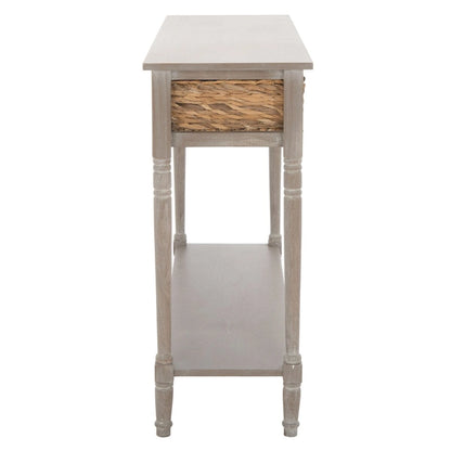 Console de rangement SAFAVIEH Evalena, noir vieilli - 44,5 x 13,4 x 31,5 cm (L x P x H)