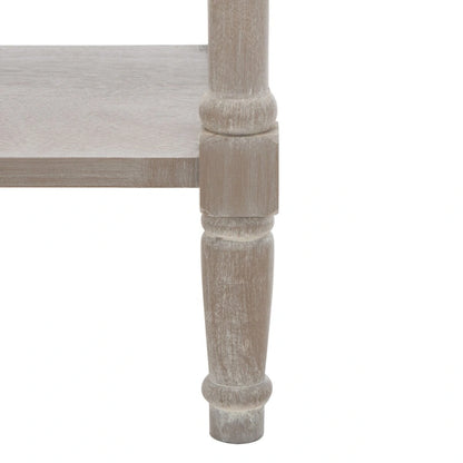 Console de rangement SAFAVIEH Evalena, noir vieilli - 44,5 x 13,4 x 31,5 cm (L x P x H)