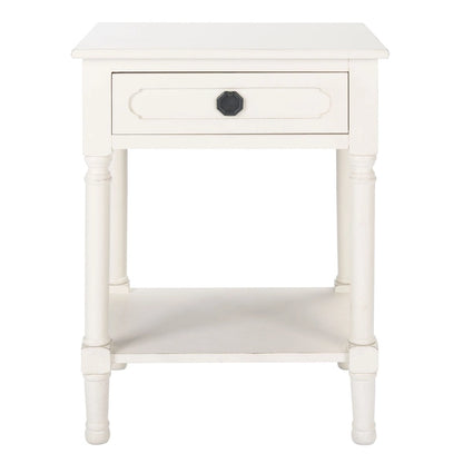Table d'appoint SAFAVIEH Jenny à 1 tiroir - 48,3 cm L x 40,1 cm P x 66 cm H