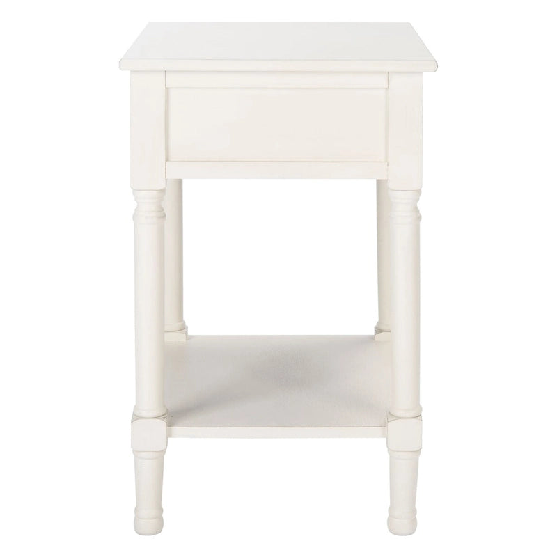 Table d'appoint SAFAVIEH Jenny à 1 tiroir - 48,3 cm L x 40,1 cm P x 66 cm H