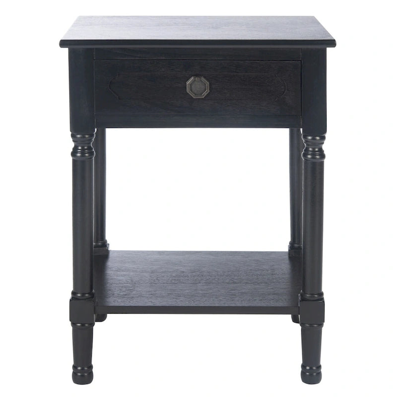 Table d'appoint SAFAVIEH Jenny à 1 tiroir - 48,3 cm L x 40,1 cm P x 66 cm H