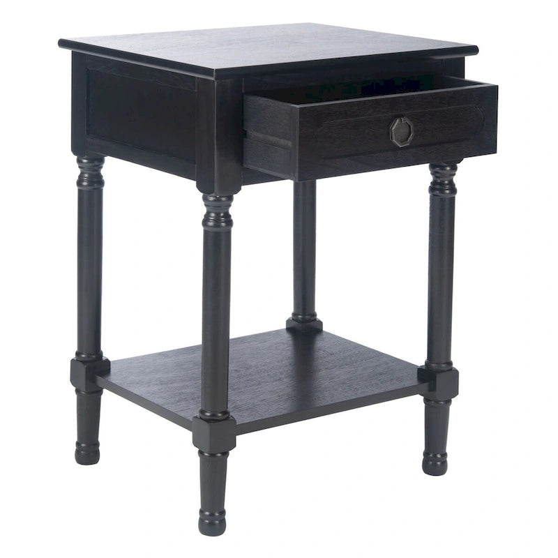 Table d'appoint SAFAVIEH Jenny à 1 tiroir - 48,3 cm L x 40,1 cm P x 66 cm H