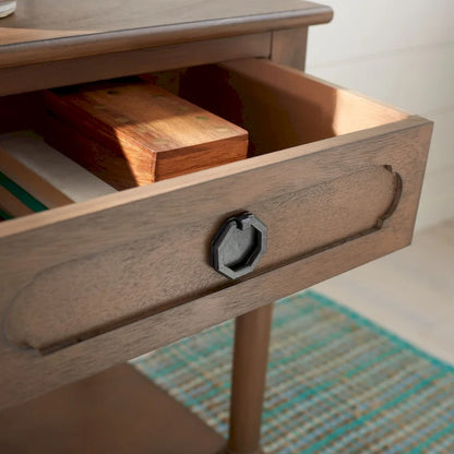 Table d'appoint SAFAVIEH Jenny à 1 tiroir - 48,3 cm L x 40,1 cm P x 66 cm H