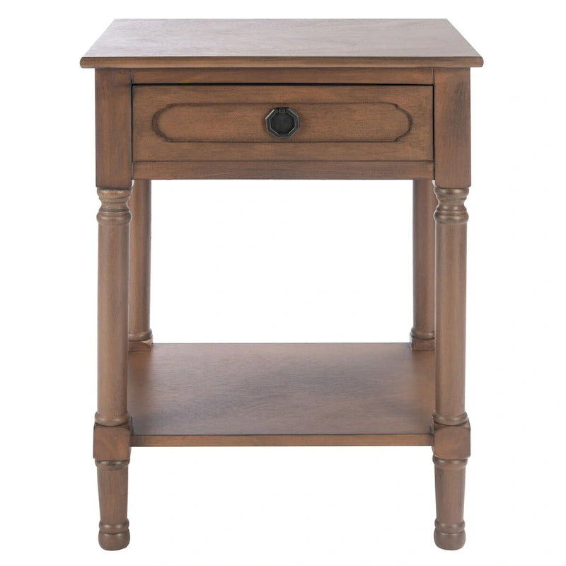 Table d'appoint SAFAVIEH Jenny à 1 tiroir - 48,3 cm L x 40,1 cm P x 66 cm H