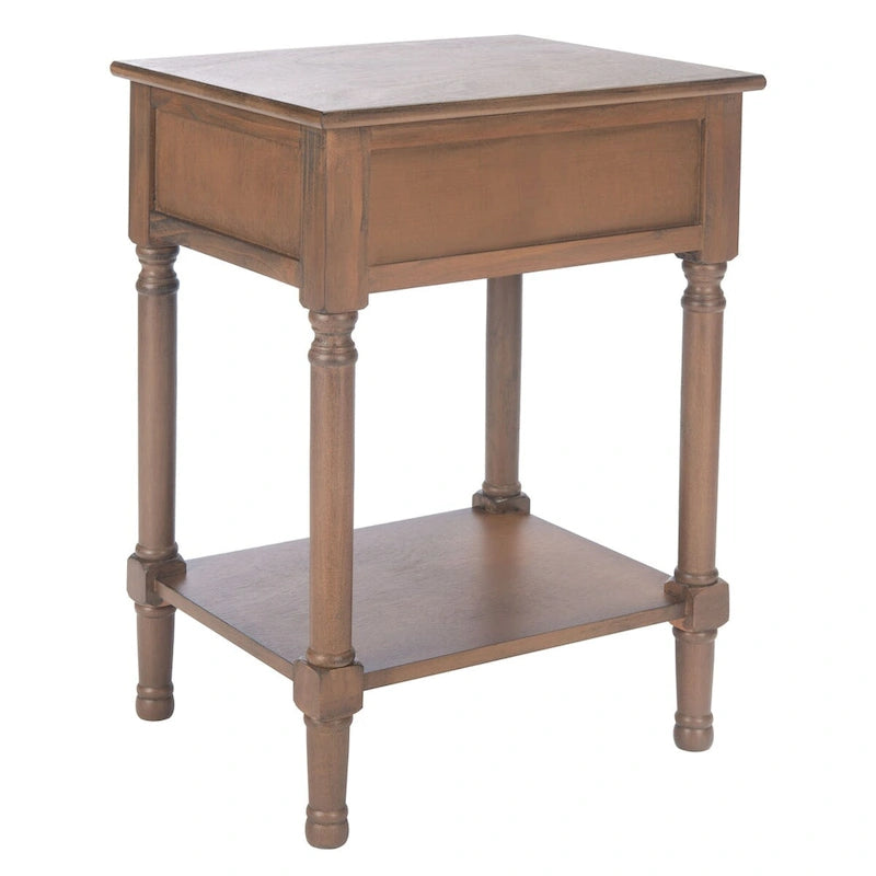 Table d'appoint SAFAVIEH Jenny à 1 tiroir - 48,3 cm L x 40,1 cm P x 66 cm H