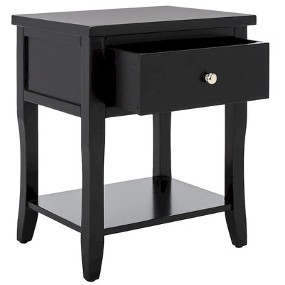 Table de chevet SAFAVIEH Martina avec tiroir de rangement (entièrement assemblée) - 46 x 38 x 56 cm - 46 x 38 x 56 cm