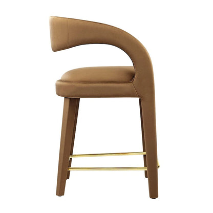 Ensemble de deux tabourets de comptoir en velours Pinnacle Performance