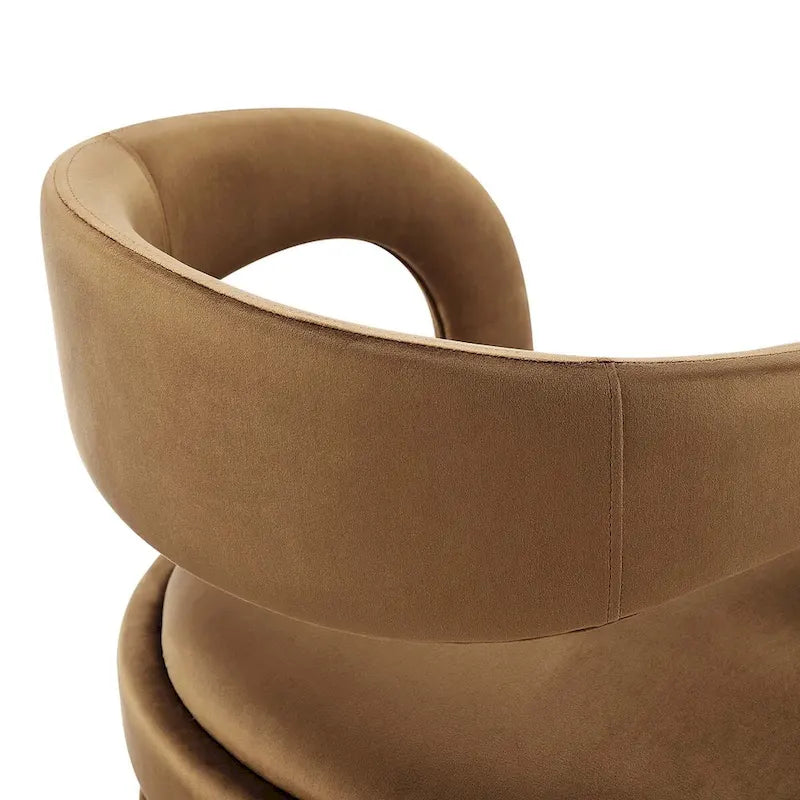 Ensemble de deux tabourets de comptoir en velours Pinnacle Performance