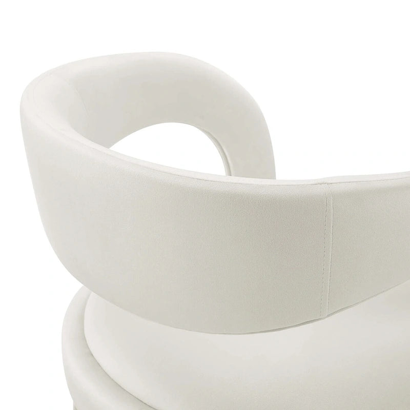 Ensemble de deux tabourets de comptoir en velours Pinnacle Performance