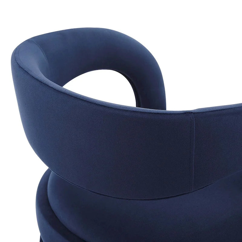 Ensemble de deux tabourets de comptoir en velours Pinnacle Performance