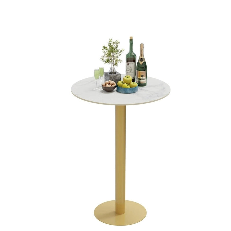 Table haute ronde de bar/pub/restaurant pour commerces et cafés.
