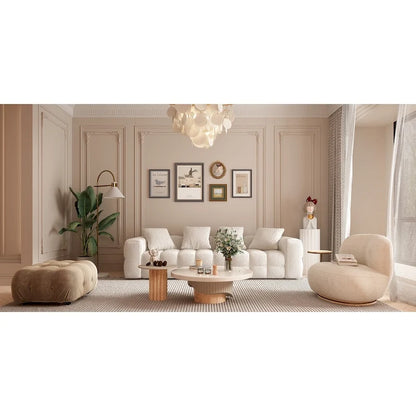 Canapé Teddy Velvet 100.8, causeuse/canapé moderne avec accoudoirs