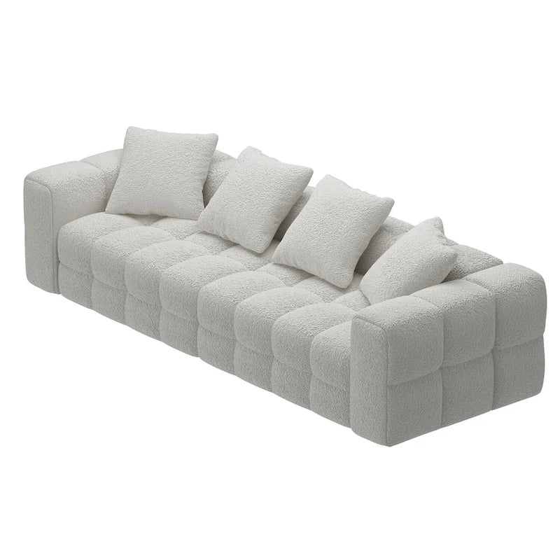 Canapé Teddy Velvet 100.8, causeuse/canapé moderne avec accoudoirs