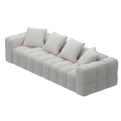 Canapé Teddy Velvet 100.8, causeuse/canapé moderne avec accoudoirs