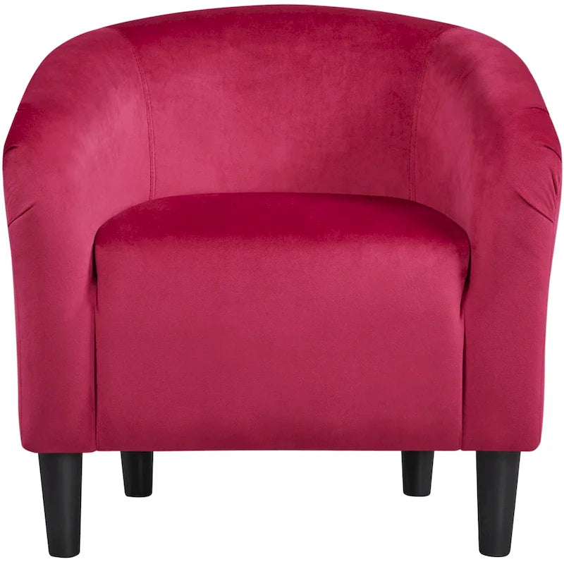 Fauteuil club Yaheetech avec accoudoirs décoratifs, style contemporain