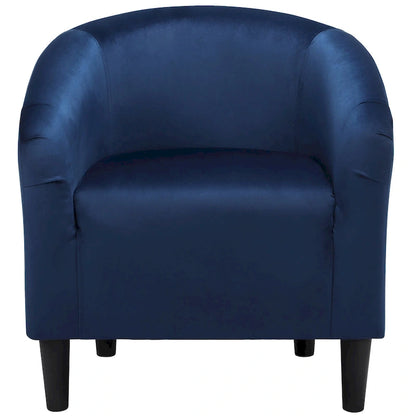 Fauteuil club Yaheetech avec accoudoirs décoratifs, style contemporain