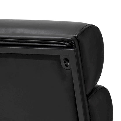 Fauteuil d'appoint moderne et confortable Glitzhome 26,75 po en cuir PU avec structure en métal
