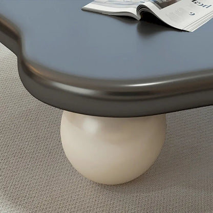 Table basse moderne de 48 pouces, en forme de nuage, en bois