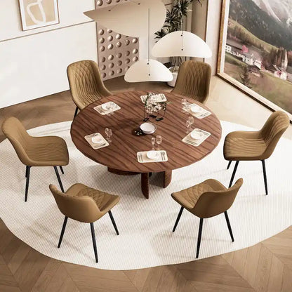 Ensemble de 2 chaises de salle à manger modernes rembourrées