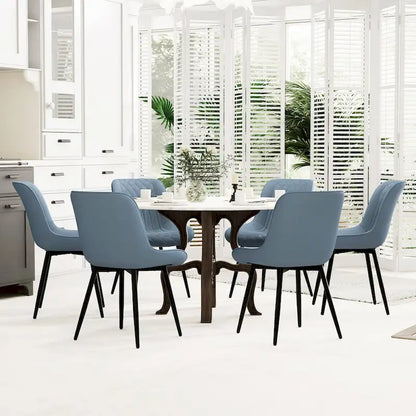 Ensemble de 2 chaises de salle à manger modernes rembourrées